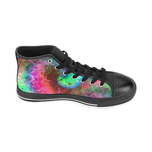 Magic Feet High Top Canvas Women's Shoes/Large Size (Model 017)