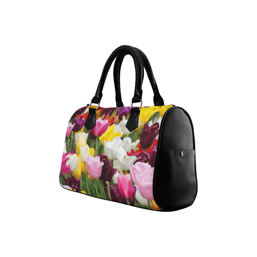 Pretty Spring Tulips Boston Handbag (Model 1621)