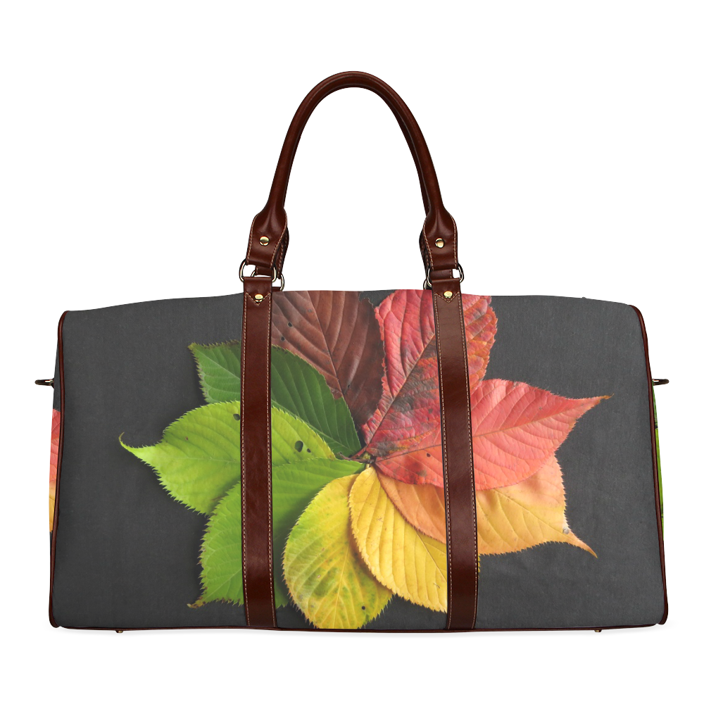 Autumn Leaves Waterproof Travel Bag/Small (Model 1639)