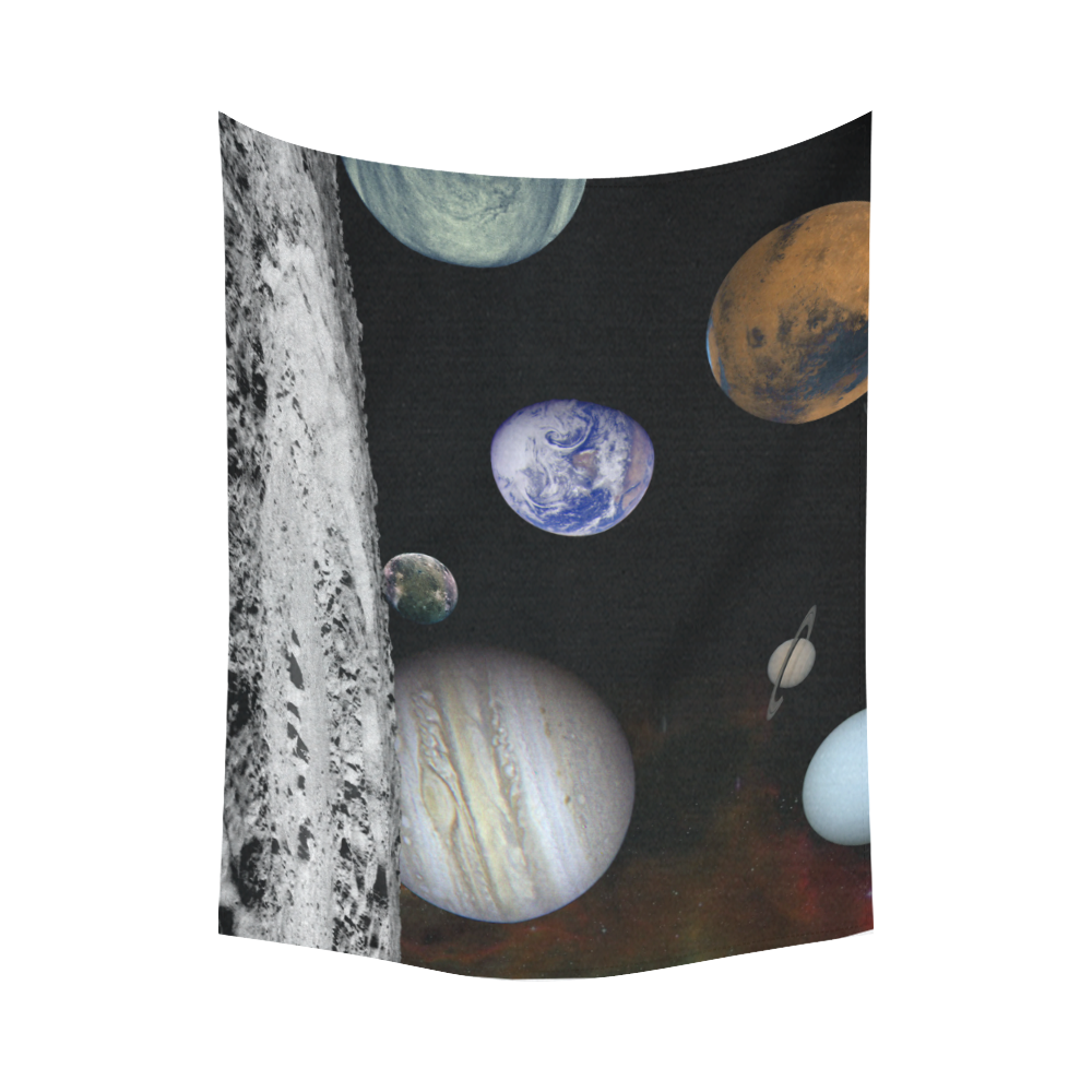 Planet20161103 Cotton Linen Wall Tapestry 80"x 60"