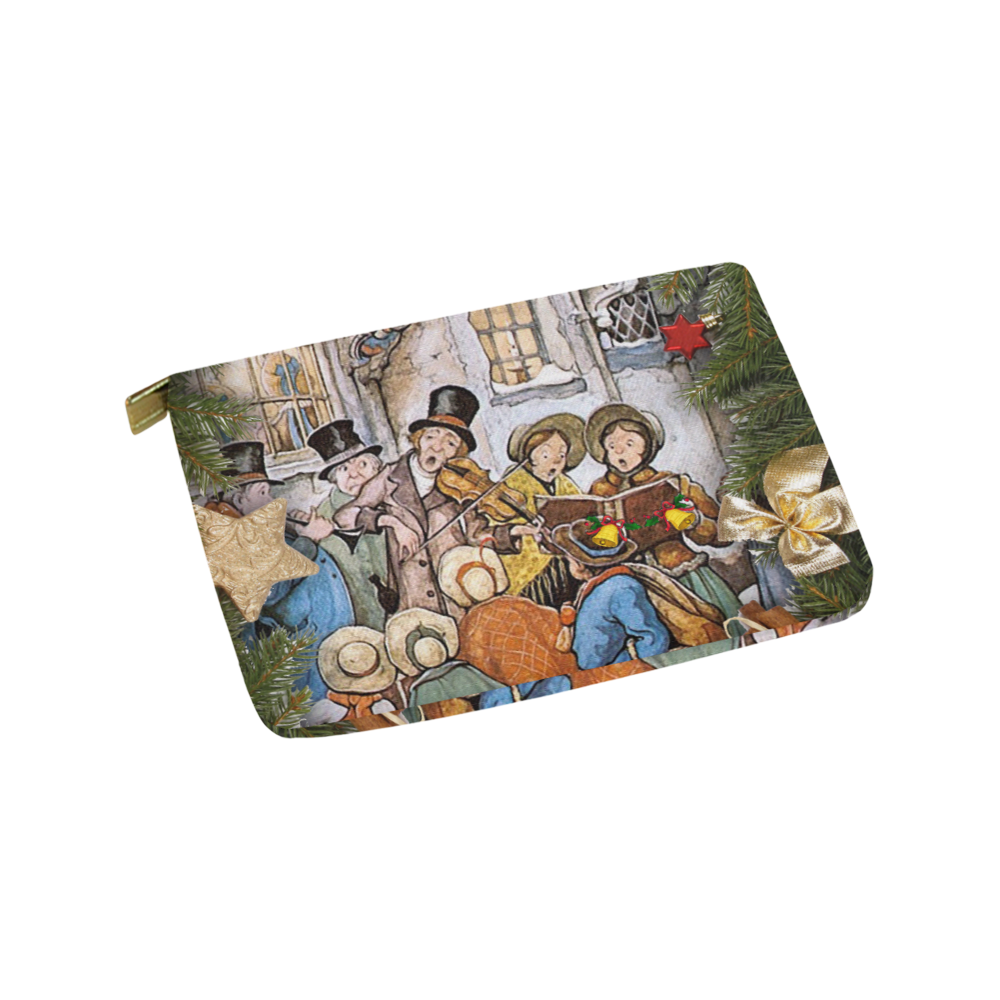 Anton Pieck carol singers Carry-All Pouch 9.5''x6''