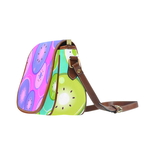 Kiwi authentic Designers bag available : pink and wild green edition 2016 / New in shop Saddle Bag/Large (Model 1649)
