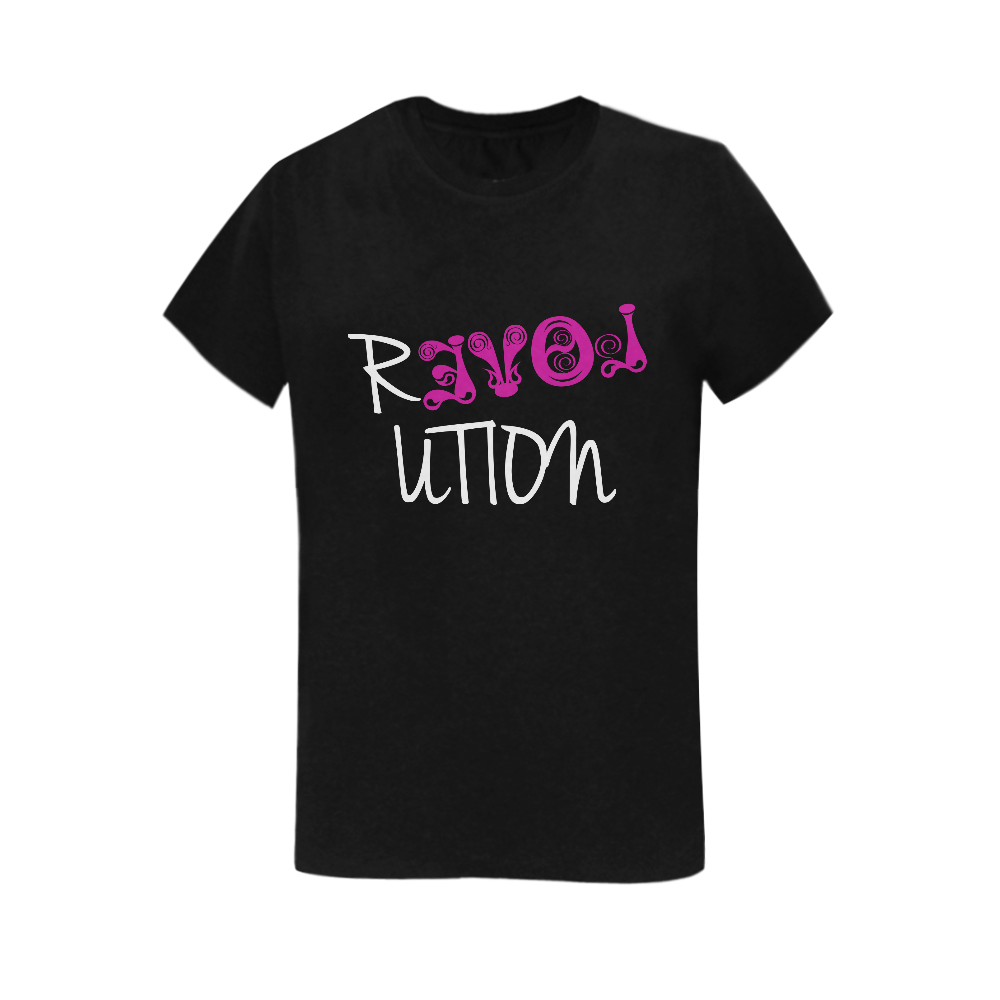 revolution Women's T-Shirt in USA Size (Two Sides Printing)