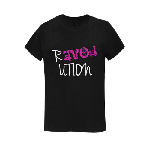 revolution Women's T-Shirt in USA Size (Two Sides Printing)