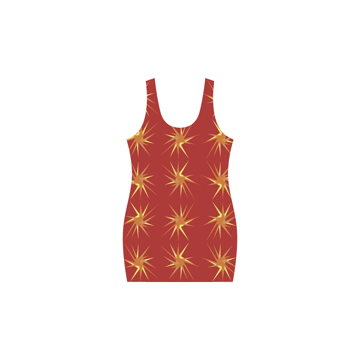 RED SPARKLES Medea Vest Dress (Model D06)