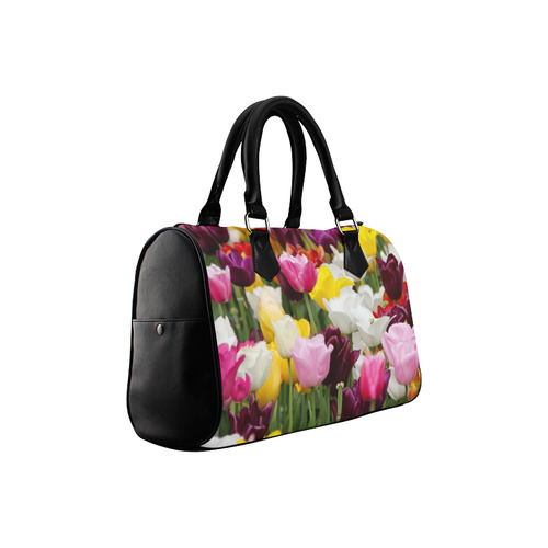 Pretty Spring Tulips Boston Handbag (Model 1621)