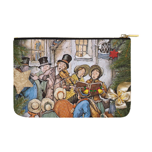 Anton Pieck carol singers Carry-All Pouch 12.5''x8.5''