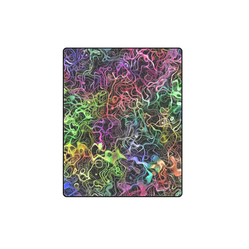 abstract fibers 1 Blanket 40"x50"