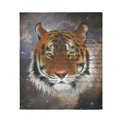 An abstract magnificent tiger Cotton Linen Wall Tapestry 51"x 60"