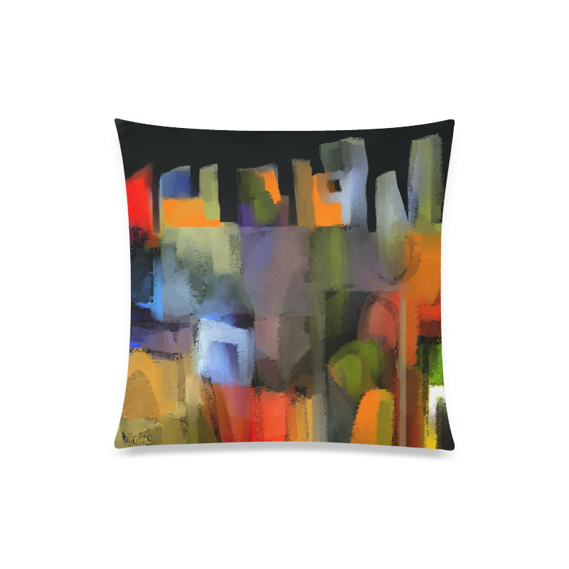 Color world Custom Zippered Pillow Case 20"x20"(Twin Sides)