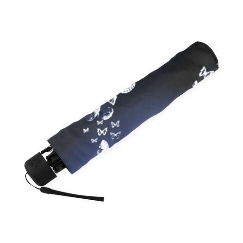 Blue Butterflies Foldable Umbrella (Model U01)