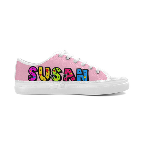 Susan by Popart Lover Women's Canvas Zipper Shoes/Large Size (Model 001)