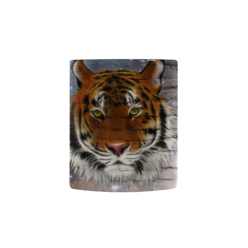 An abstract magnificent tiger Custom Morphing Mug