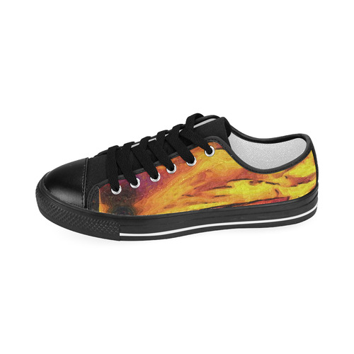 Fauvist Sunset Men's Classic Canvas Shoes (Model 018)