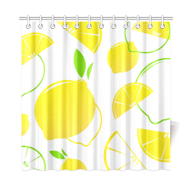 New in shop : Luxury designers towel / Exotic citrus edition 2016 Shower Curtain 72"x72"
