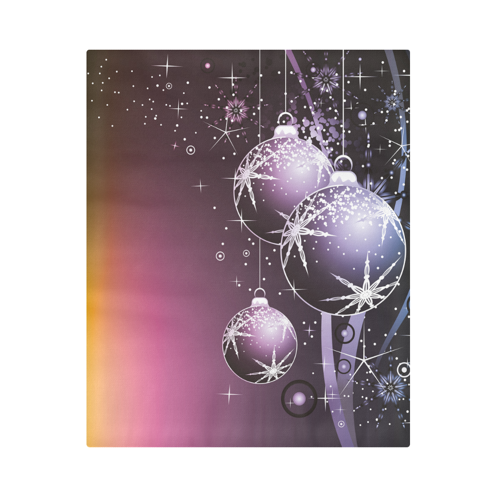 Chic Purple Christmas Design Duvet Cover 86"x70" ( All-over-print)