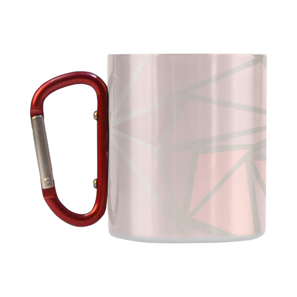 Rose Gold Stained Glass Classic Insulated Mug(10.3OZ)