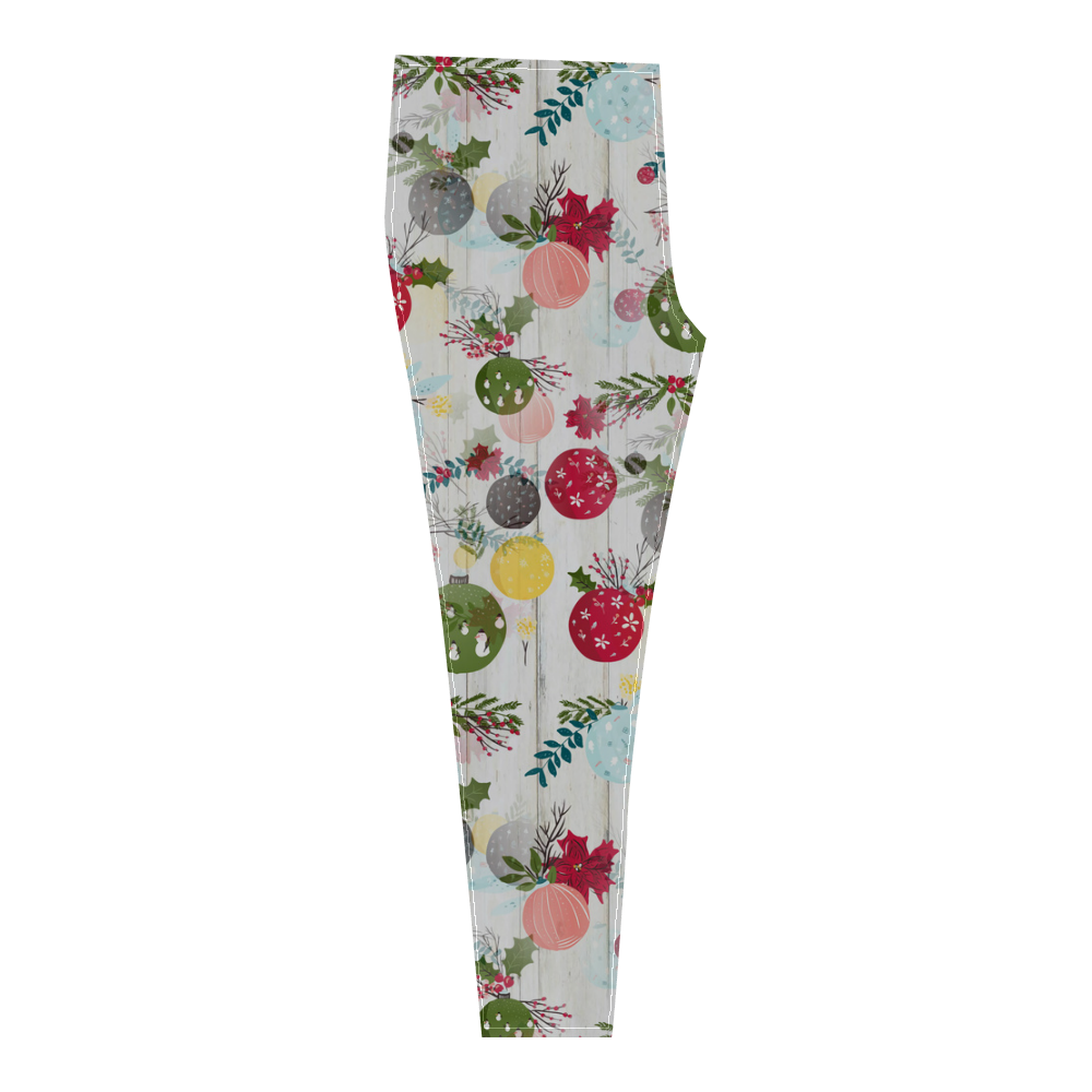 Christmas Balls & Branches Decoration Cassandra Women's Leggings (Model L01)