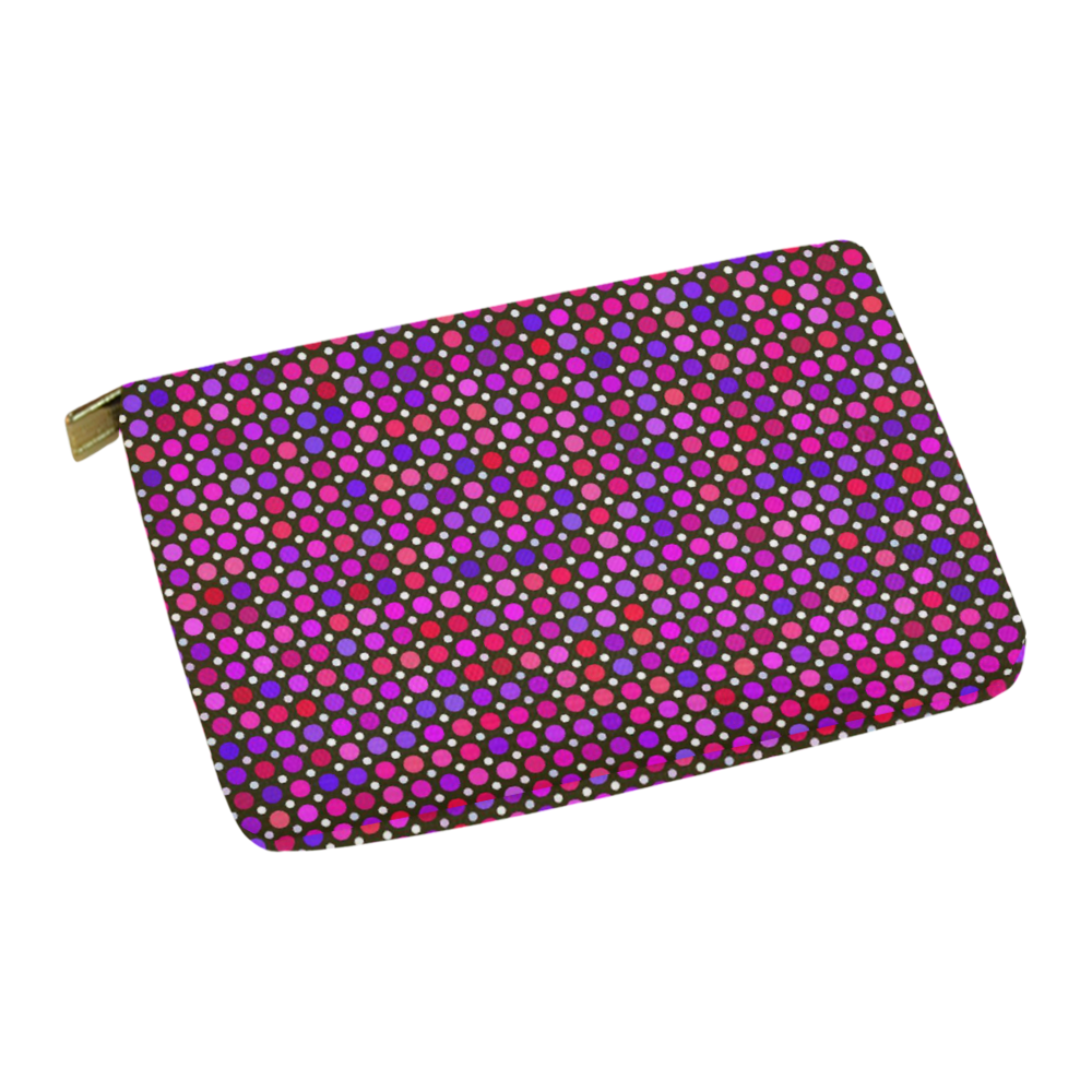 mixed dots 4 Carry-All Pouch 12.5''x8.5''