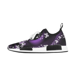 Purple Butterflies Women’s Draco Running Shoes (Model 025)