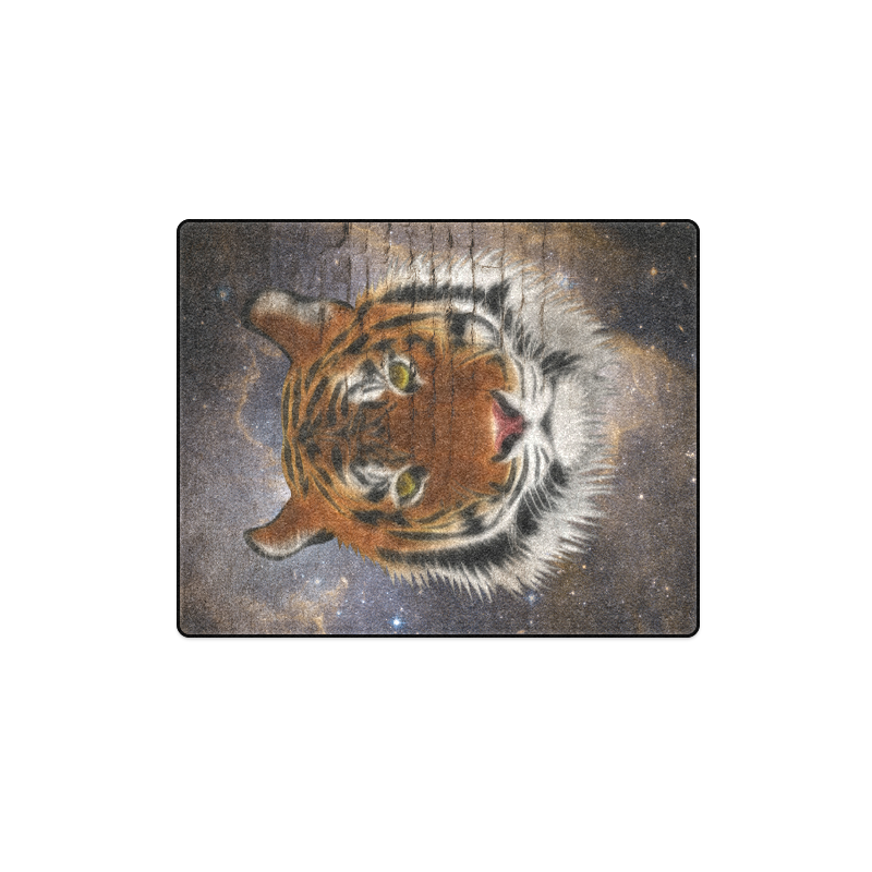 An abstract magnificent tiger Blanket 40"x50"