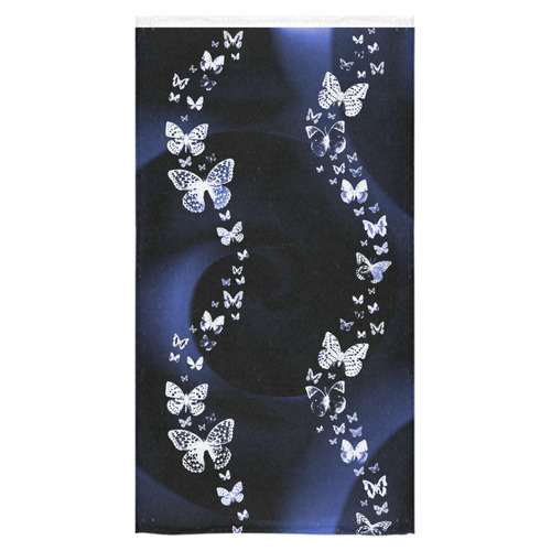 Blue Butterflies Bath Towel 30"x56"