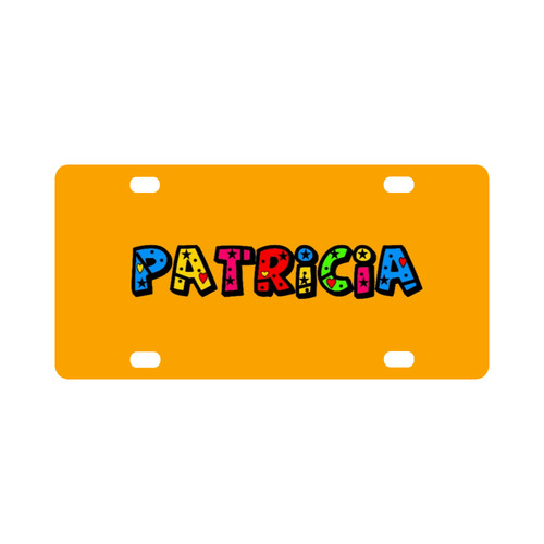 Patricia by Popart Lover Classic License Plate