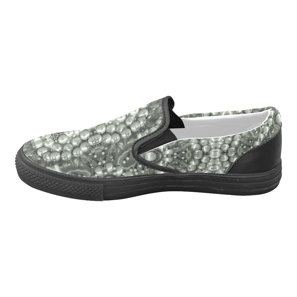 Just pearls Slip-on Canvas Shoes for Men/Large Size (Model 019)