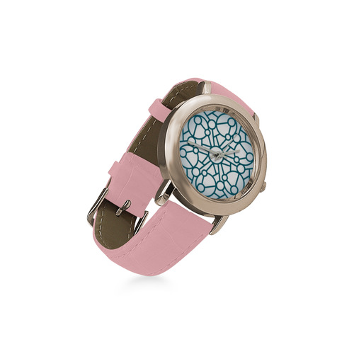 New designers Watches : pink edition Women's Rose Gold Leather Strap Watch(Model 201)