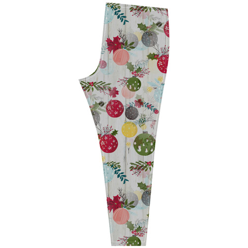 Christmas Balls & Branches Decoration Cassandra Women's Leggings (Model L01)