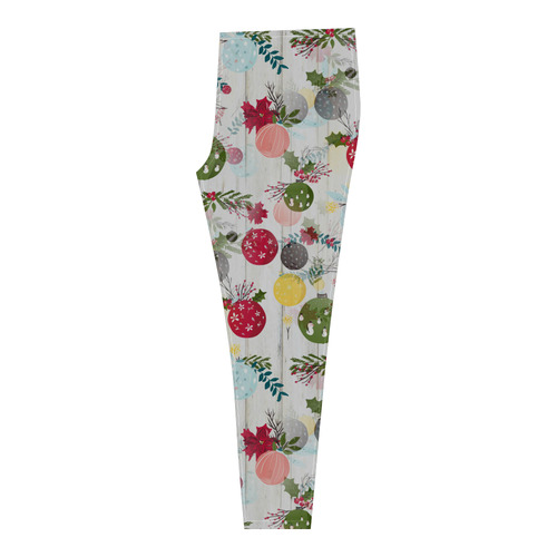 Christmas Balls & Branches Decoration Cassandra Women's Leggings (Model L01)