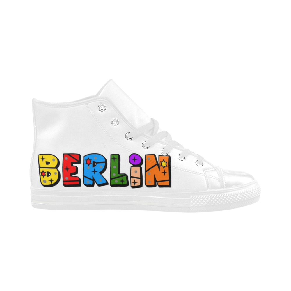 Berlin by Popart Lover Aquila High Top Microfiber Leather Men's Shoes (Model 032)