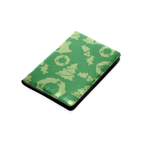 Christmas Pattern green Custom NoteBook A5