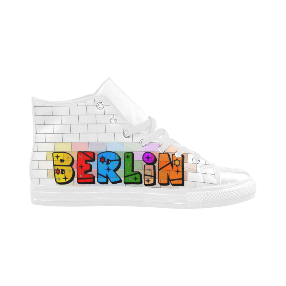 Berlin by Popart Lover Aquila High Top Microfiber Leather Men's Shoes/Large Size (Model 032)
