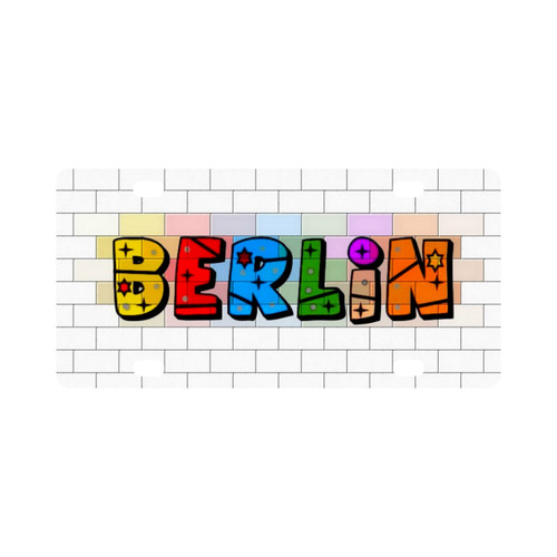 Berlin by Popart Lover Classic License Plate