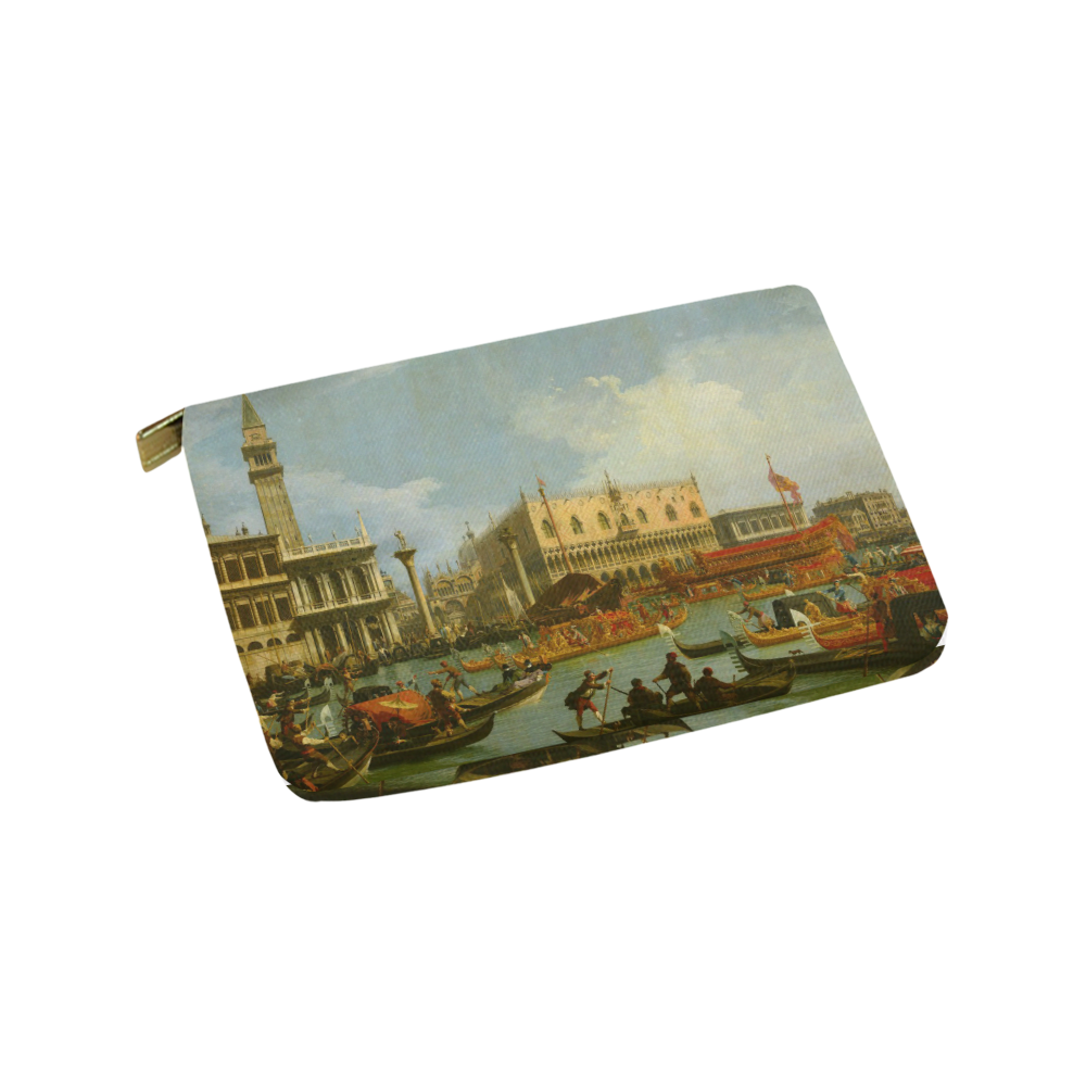 Canaletto Bucentaur Return to Palazzo Ducale Carry-All Pouch 9.5''x6''