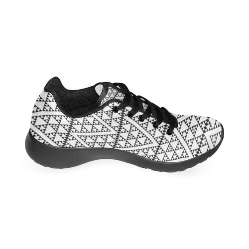 triangles in triangles pattern Men’s Running Shoes (Model 020)