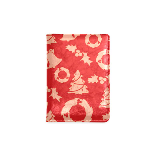 Christmas Pattern red Custom NoteBook A5