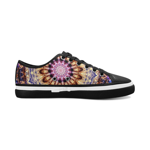 Dreamy Mandala Women's Canvas Zipper Shoes/Large Size (Model 001)