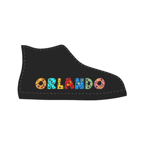Orlando by Popart Lover Aquila High Top Microfiber Leather Women's Shoes (Model 032)