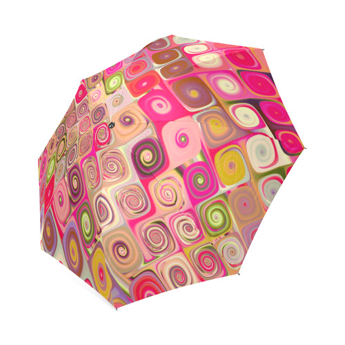 Cascade 7 Brago Mitchell Fractal Mosaic Foldable Umbrella (Model U01)