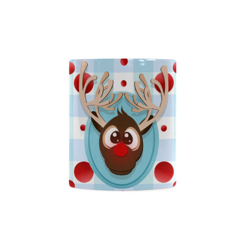Rudolph the Red Nose Reindeer v1 White Mug(11OZ)