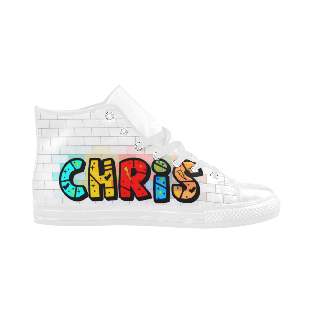 Chris by Popart Lover Aquila High Top Microfiber Leather Men's Shoes (Model 032)