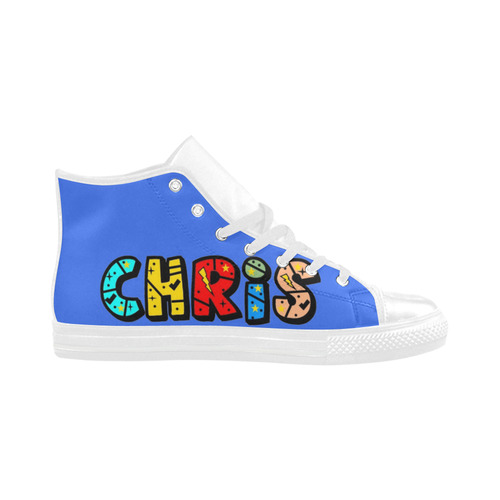 Chris by Popart Lover Aquila High Top Microfiber Leather Men's Shoes (Model 032)