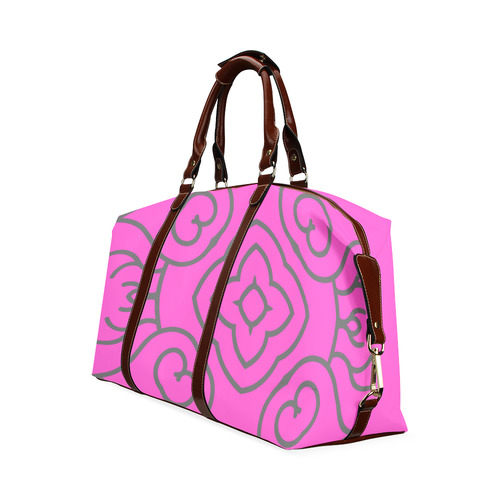New in shop : Hand-drawn Mandala art. Pink! Classic Travel Bag (Model 1643)