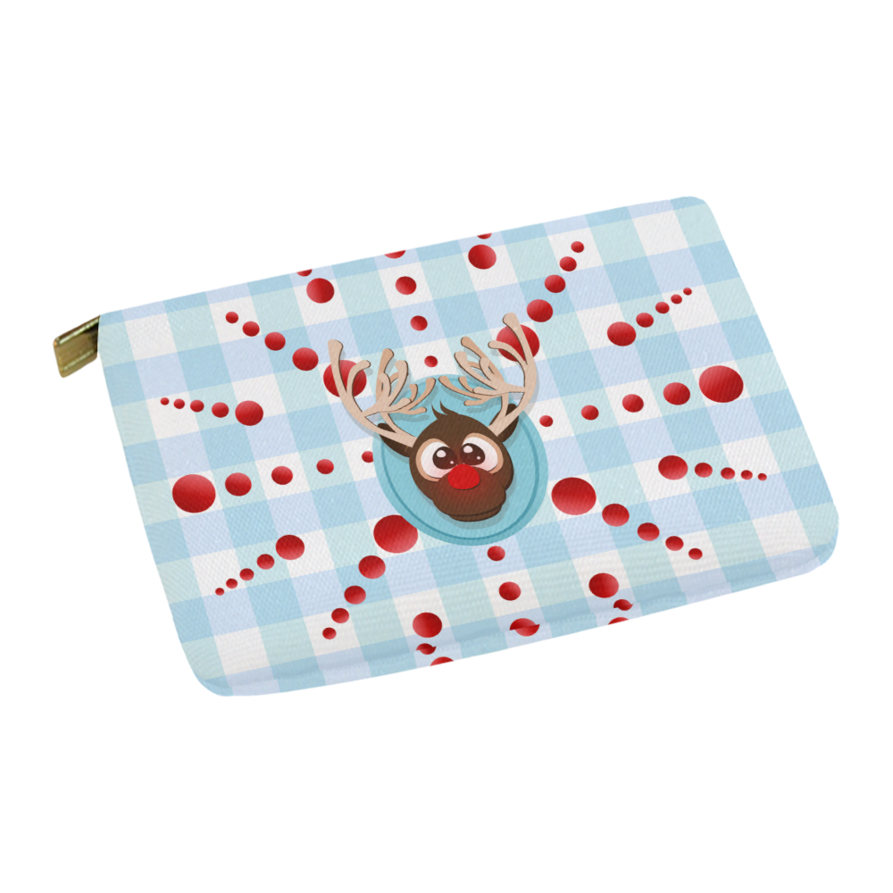 Rudolph the Red Nose Reindeer v1 Carry-All Pouch 12.5''x8.5''