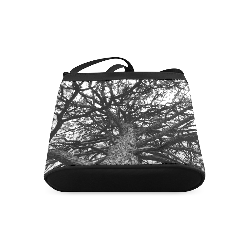 Tree Black and White Crossbody Bags (Model 1613)