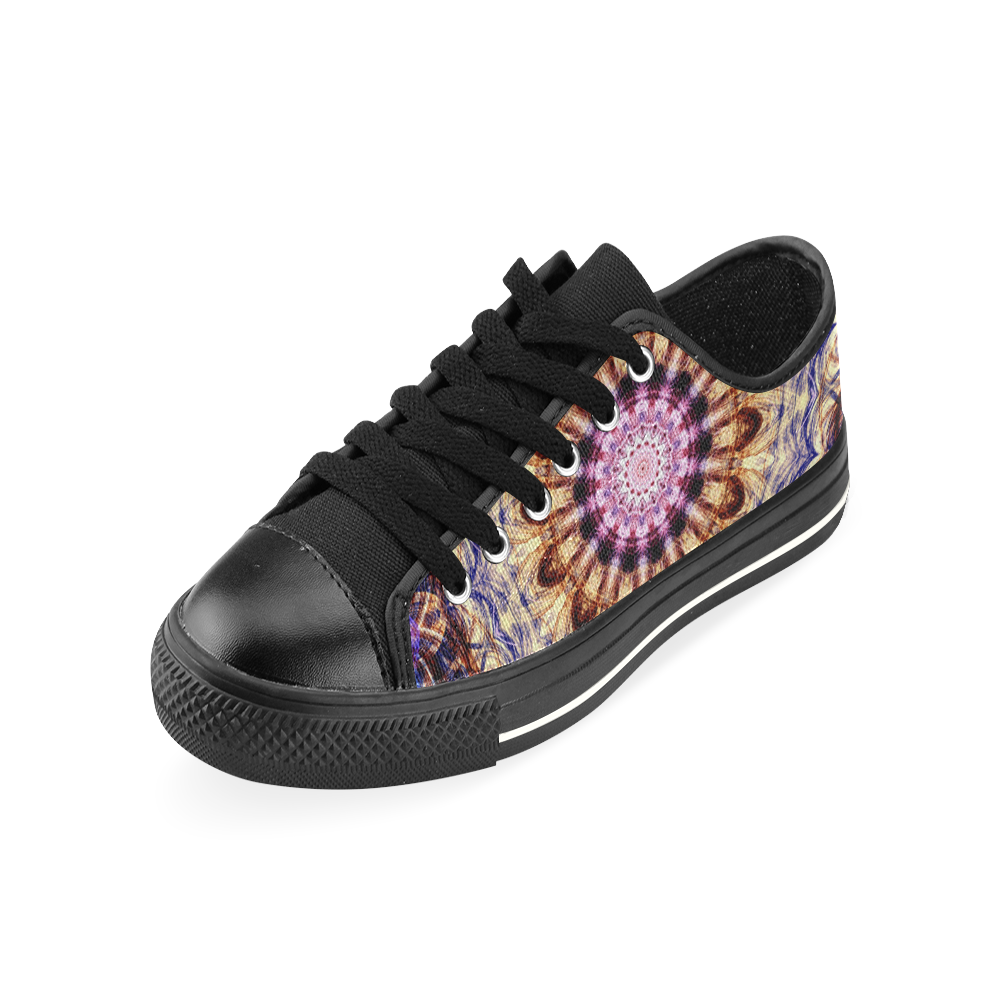 Dreamy Mandala Canvas Women's Shoes/Large Size (Model 018)