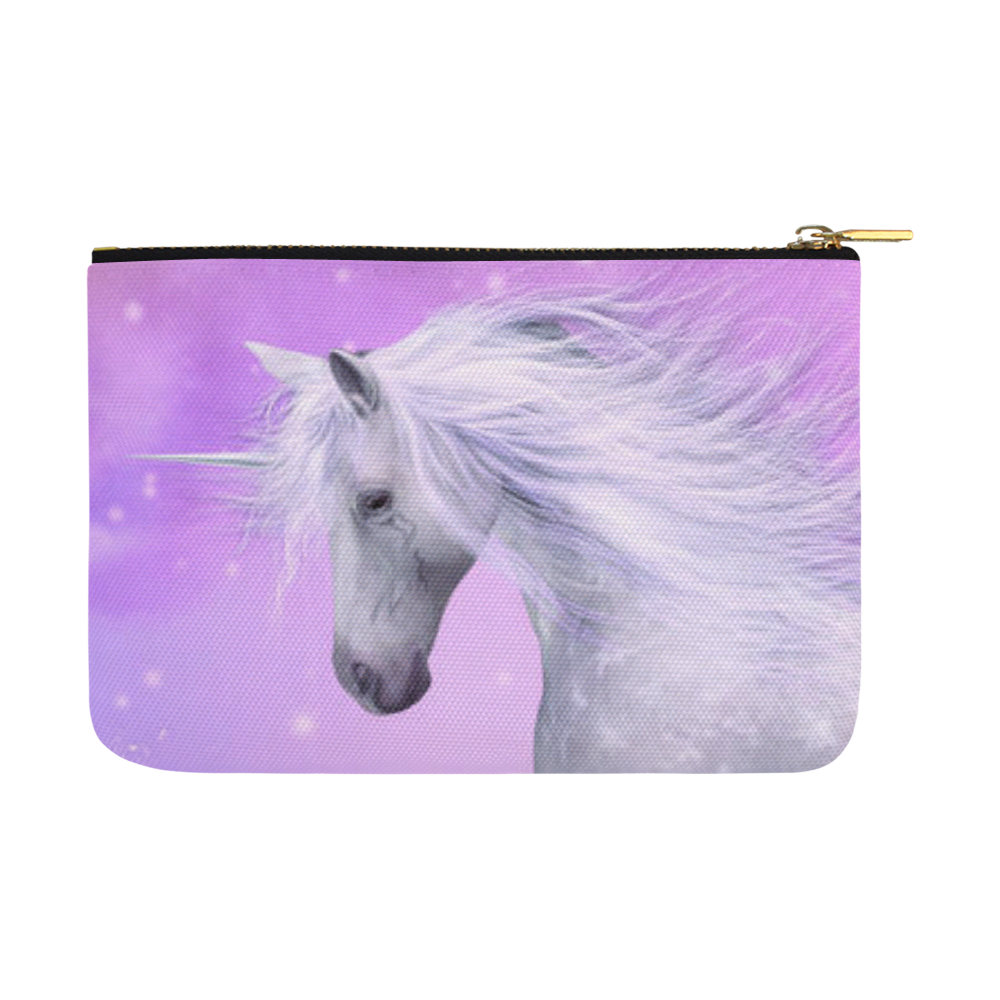 pink unicorn Carry-All Pouch 12.5''x8.5''