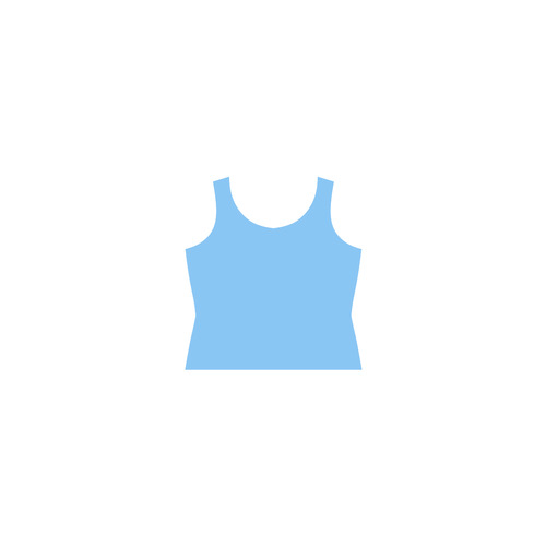 Elegant Turquoise Blue Flower Pattern Sleeveless Splicing Shift Dress(Model D17)